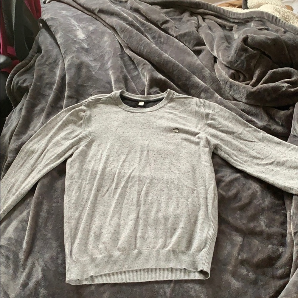 Grey diesel long sleeve t-shirt